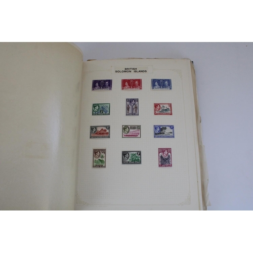 610 - Album of King George VI definitive commonwealth stamps, mostly mounted unused