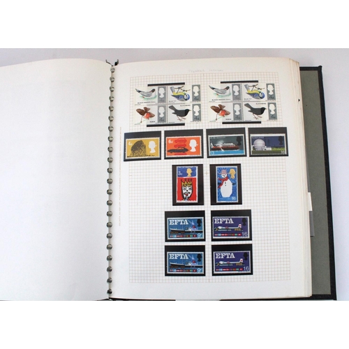 618 - Five albums of GB and commonwealth stamps and FDCs, mainly unmounted mint ERII defins and commems, w... 