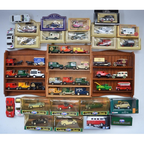 190 - Extensive collection of diecast model vehicles, various manufacturers and scales to include Lledo Mo... 