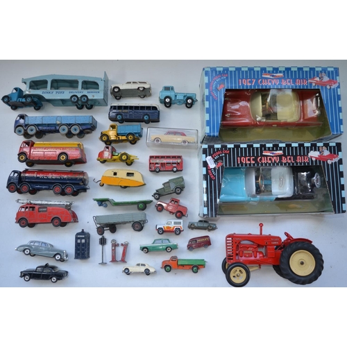 191 - Collection of vintage diecast model vehicles to include Dinky, Corgi and a large Lesney Massey Harri... 