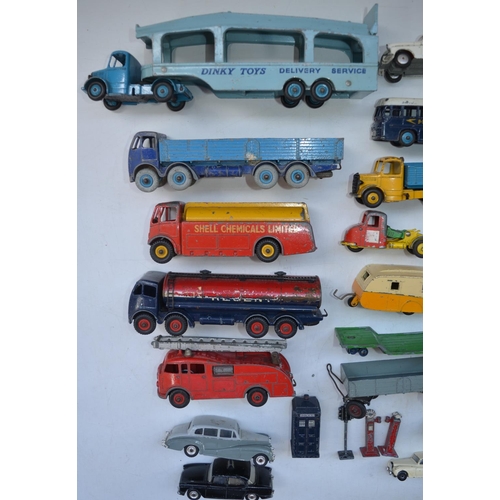 191 - Collection of vintage diecast model vehicles to include Dinky, Corgi and a large Lesney Massey Harri... 