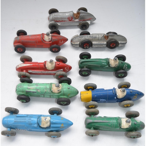 192 - Collection of vintage Dinky and Corgi diecast models to include 9 Dinky racing cars, 2 boxed 1/50 sc... 