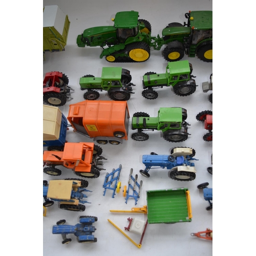 199A - Collection of unboxed used 1/32 farming models, mostly Britain's but also Ertl and Universal Hobbies... 