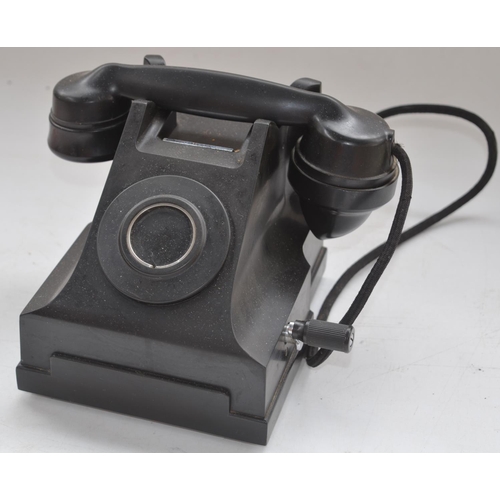 209 - Vintage T.E.L. (Ericsson) Bakelite winding telephone