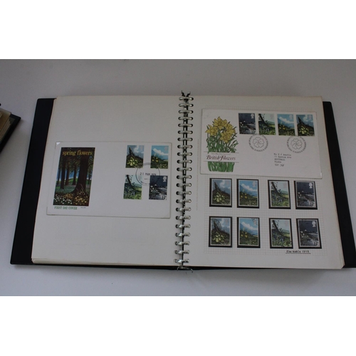 618 - Five albums of GB and commonwealth stamps and FDCs, mainly unmounted mint ERII defins and commems, w... 