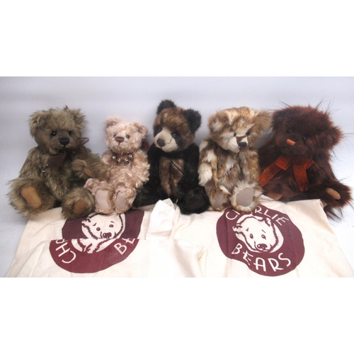 794 - Five Charlie Bears 