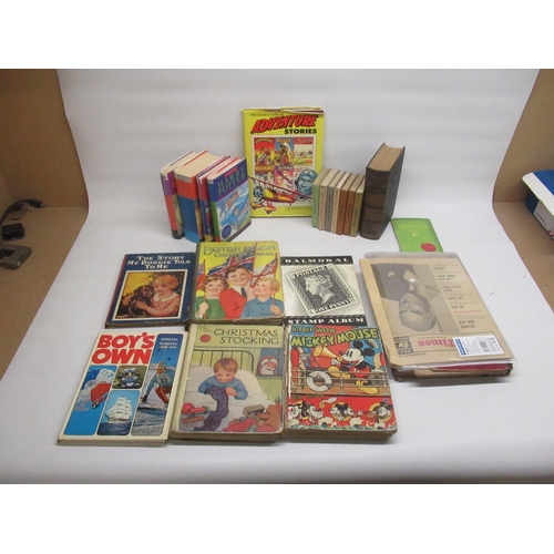 414 - Collection of books inc. Harry Potter, Osbornes, Annuals etc.