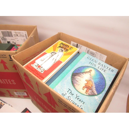 420 - Collection of assorted children and fiction books in 2 boxes