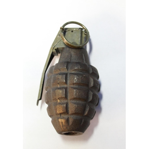 1090 - Inert US post WW2 'pineapple' hand grenade Mk2. stamped R.F.X. Richmond factory