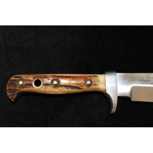 1095 - Puma Bowie. 376 Handmade original Puma Bowie knife, made from Pumaster steel which is non stainless ... 