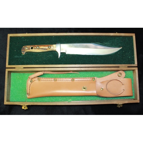 1095 - Puma Bowie. 376 Handmade original Puma Bowie knife, made from Pumaster steel which is non stainless ... 