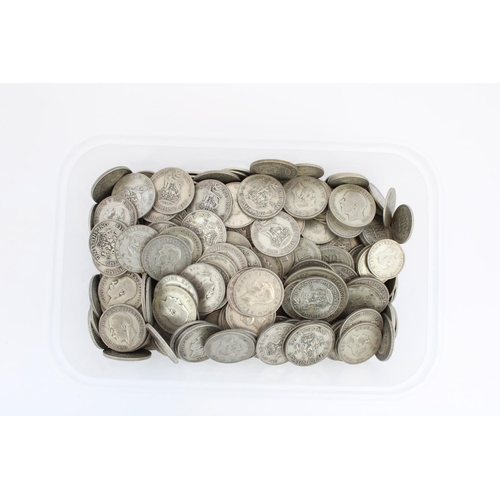 649 - Collection of post-1920 GB silver content coinage, sixpence through to half crown, gross 1.71kg