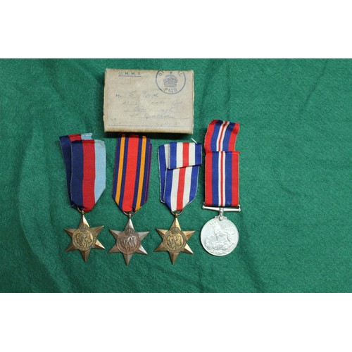 1069 - Collection of medals to S. Beech for active service in WW2, incl, The Burma Star, The 1939-1945 Star... 