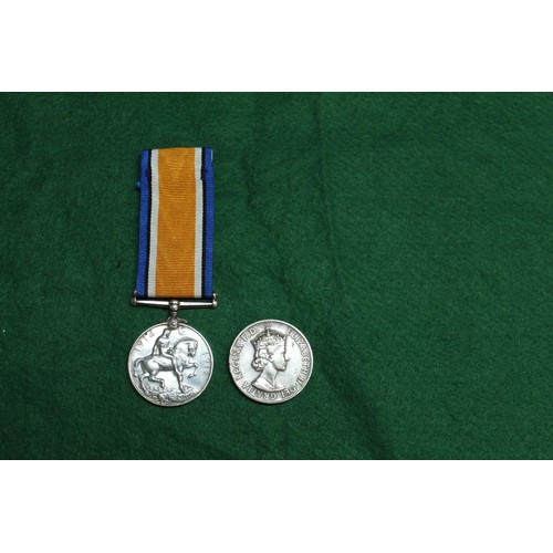 1070 - WW1 British War Medal to 14-062207 Driver T. Brusby A.S.C. and a Malaya (ER11) General Service Medal... 