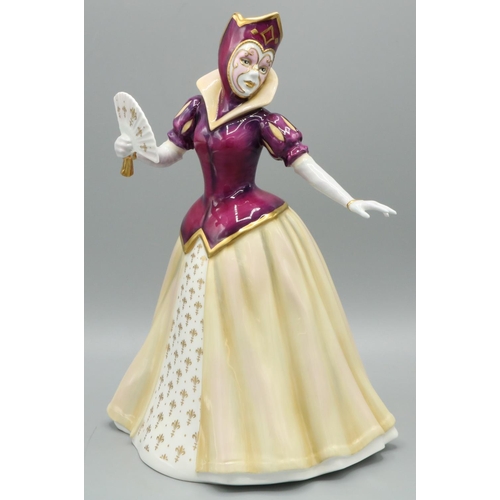 634 - Royal Doulton The Carnival Collection figure - Allegro HN4506, limited edition No.0050, H29cm, with ... 