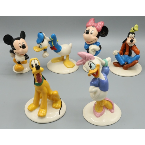 670 - Royal Doulton The Mickey Mouse Collection 70th Anniversary figures: Mickey Mouse MM1, Minnie Mouse M... 