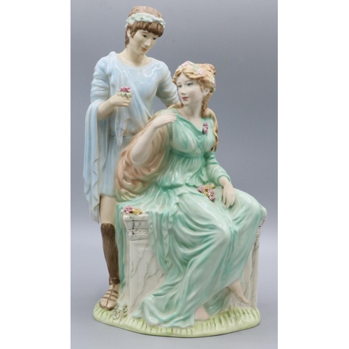 656 - Wedgwood figural group, Adoration, from the Classical Collection, limited edition 1300/3000, H30.5cm... 