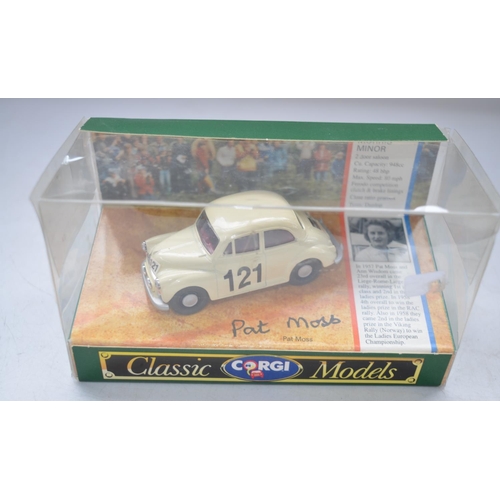 53 - Collection of 33 boxed Corgi 1/43 scale diecast Morris Minor car and van models plus an Inspector Mo... 