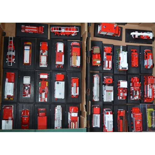 57 - Collection of Del Prado Fire Engines Of The World models (scales vary) and articles, mostly in excel... 