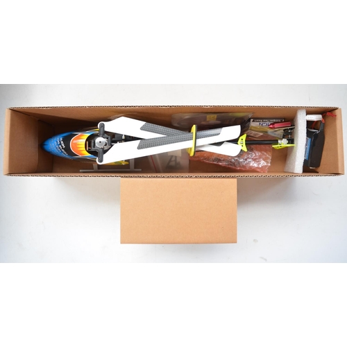58 - Boxed Align TREX 250 Plus electric powered radio controlled helicopter no. RH25E03XT with accessorie... 