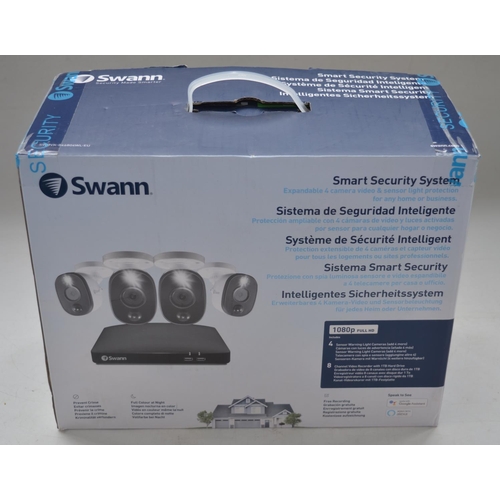 68 - As new/factory sealed Swann Smart Security System for home or business with expandable 4 camera vide... 