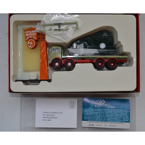 845 - Eight boxed Corgi 1/50 scale diecast truck model sets to include CC10501 Café Connection ERF KV Plat... 