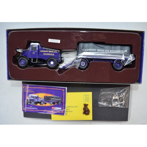 845 - Eight boxed Corgi 1/50 scale diecast truck model sets to include CC10501 Café Connection ERF KV Plat... 