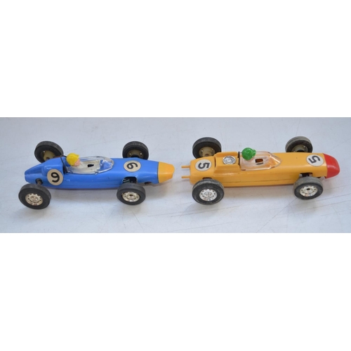 505 - Vintage boxed Lines Bros Minimodels Scalextric set 70, 2 car battery powered electric racing car set... 