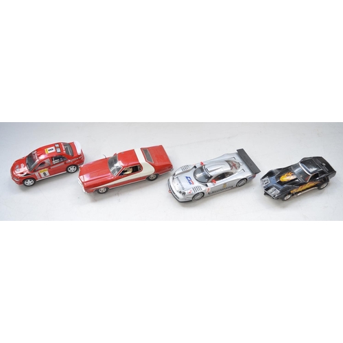 506 - Boxed 1/64 scale Micro Scalextric G1122 James Bond Aston Martin DB5 and DBS Action set, excellent li... 