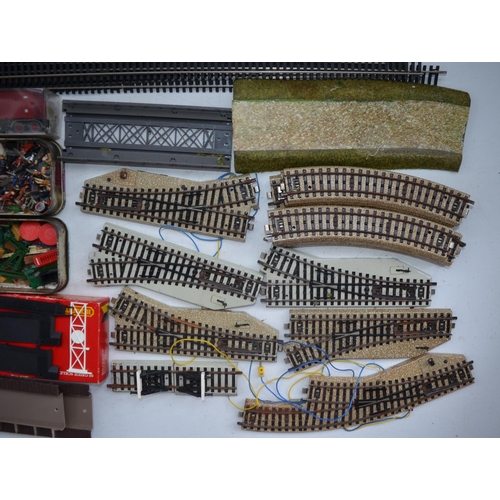 519 - Extensive collection of OO gauge railway scenic accessories, Hornby and Marklin track, controllers, ... 