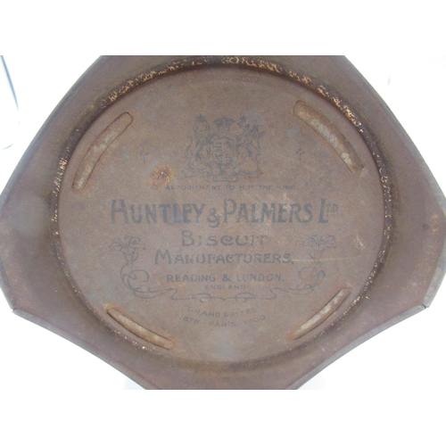 314 - Early 20th Century Huntley & Palmer Art Nouveau style two handled biscuit tin and cover