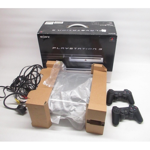 321 - Boxed Playstation 3 with 2 controllers