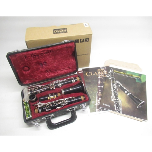 418 - Yamaha YCL-26II clarinet in original case and cardboard box