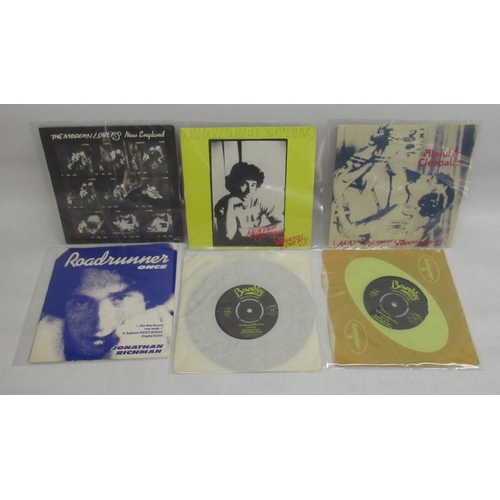 437 - Jonathan Richman and the Modern Lovers - 'New England' BZZ 14, 'The Morning of Our Lives' BZZ7 (x2),... 