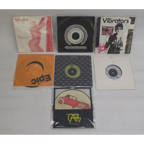 441 - Blondie 'Denis' red sleeve CHS 2204, Jona Lewie 'Stop the Cavalry' BUY 104, The Cars 'My Best Friend... 