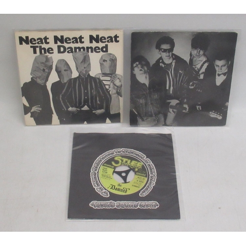 449 - The Damned - 'New Rose' BUY 6 repress, 'Neat Neat Neat' BUY 10 & 'Don't Cry Wolf' BUY 24 (3)