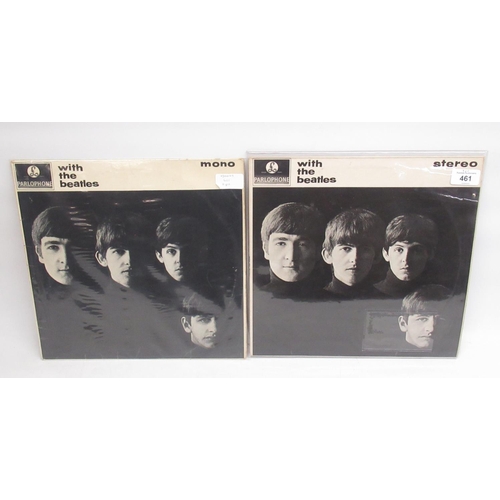 461 - The Beatles - Vinyl LPs 'With the Beatles' Stereo 1st UK pressing PCS 3045 & 'With the Beatles' Mono... 