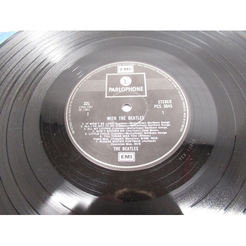 461 - The Beatles - Vinyl LPs 'With the Beatles' Stereo 1st UK pressing PCS 3045 & 'With the Beatles' Mono... 