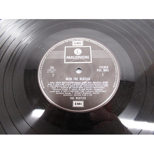 461 - The Beatles - Vinyl LPs 'With the Beatles' Stereo 1st UK pressing PCS 3045 & 'With the Beatles' Mono... 