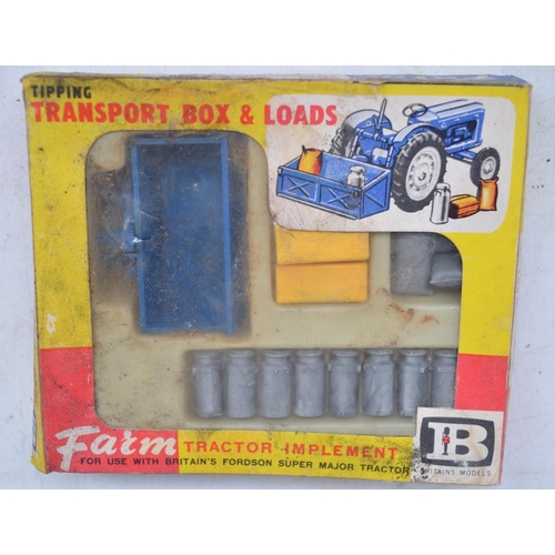 192 - Large collection of boxed vintage Britain's 1/32 die cast metal and plastic farm vehicles incl. 9600... 