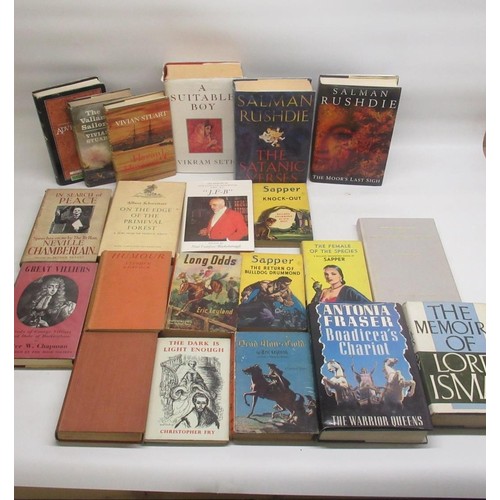 378 - Collection of books inc. Stuart (Vivian) The Adventurers, Signed 1st UK Edition 1983, Aidan Ellis Pu... 