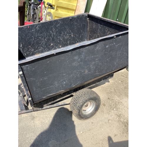 1315 - Single axle garden tipping trailer