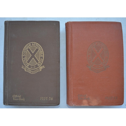 1487 - Extensive collection of post-1920's RAC members handbooks, (2 boxes)