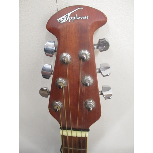 401 - Applause by Ovation, Model No. AE 28M, 6 string electro-acoustic guitar, serial no. 3713012, with fi... 