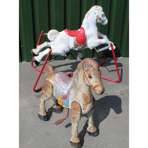 1950's rocking sale horse on springs