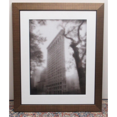 741 - Flatiron Building New York City, monochrome photographic print, 59cm x 43cm