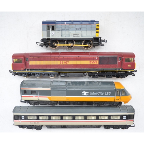 502 - Three OO gauge Hornby electric train models to include boxed R2034 EW & S Co-Co Class 58 (model exce... 