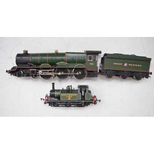 506 - Three boxed Hornby OO gauge electric steam engine models to include R646 OO gauge Battle of Britain ... 