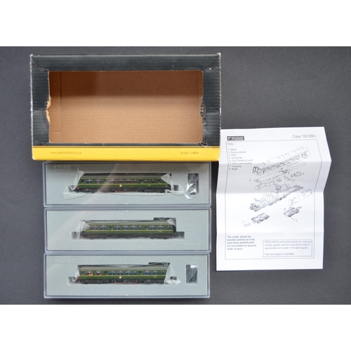 513 - Graham Farish (By Bachmann) N gauge 371-886 Class 108 3 Car DMU, BR Green electric train set, 6 pin ... 