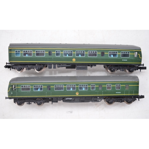 516 - Three boxed Graham Farish N gauge electric train 2 car DMU sets (all with 1x motorised and 1x dummy ... 